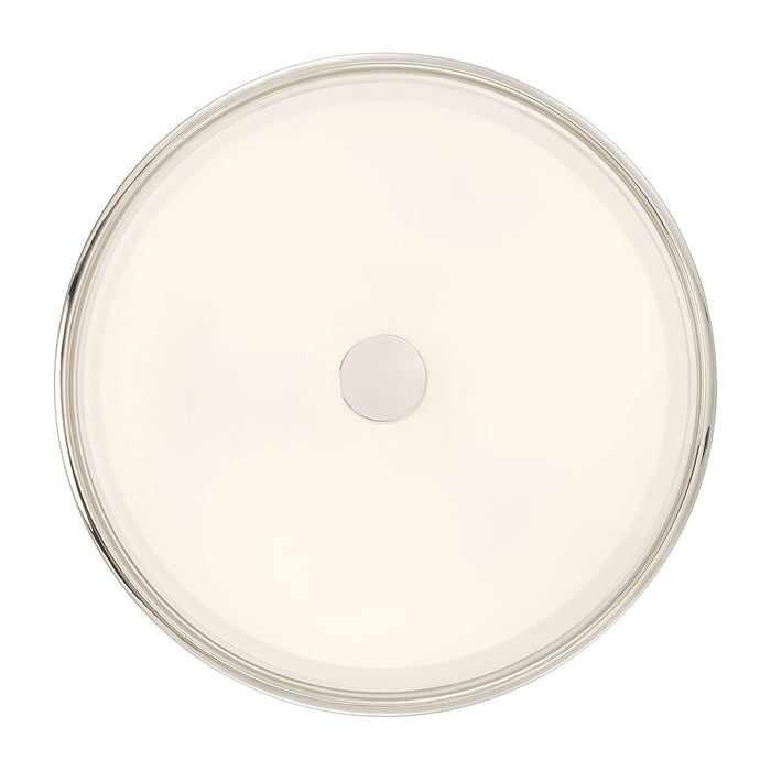 5.5'' Ardezia Polished Nickel 3 Light Flush Mount