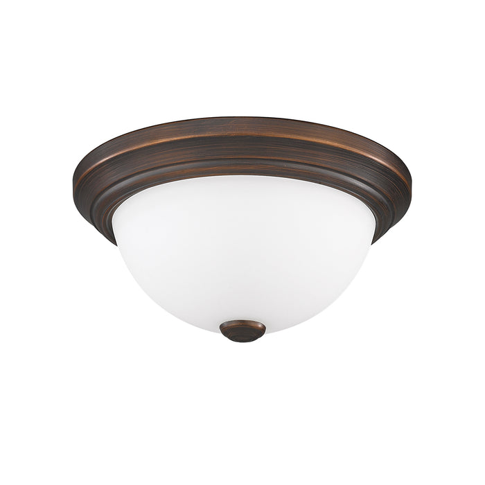 5.5'' Kipson Rubbed Bronze 2 Light Flush Mount