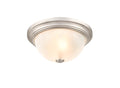 5.5'' Whitton Satin Nickel 2 Light Flush Mount
