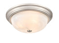 5.5'' Whitton Satin Nickel 3 Light Flush Mount