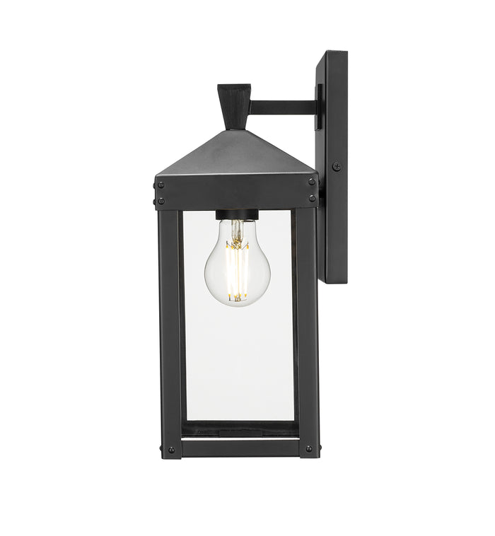 5.5'' Yates Powder Coated Black 1 Light Wall Sconce