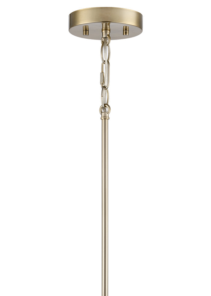 5.75-inch Strayhan Modern Gold 1-Light Clear Glass Pendant Light