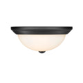 5.75'' Kipson Matte Black 2 Light Flush Mount