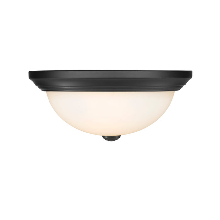 5.75'' Kipson Matte Black 2 Light Flush Mount