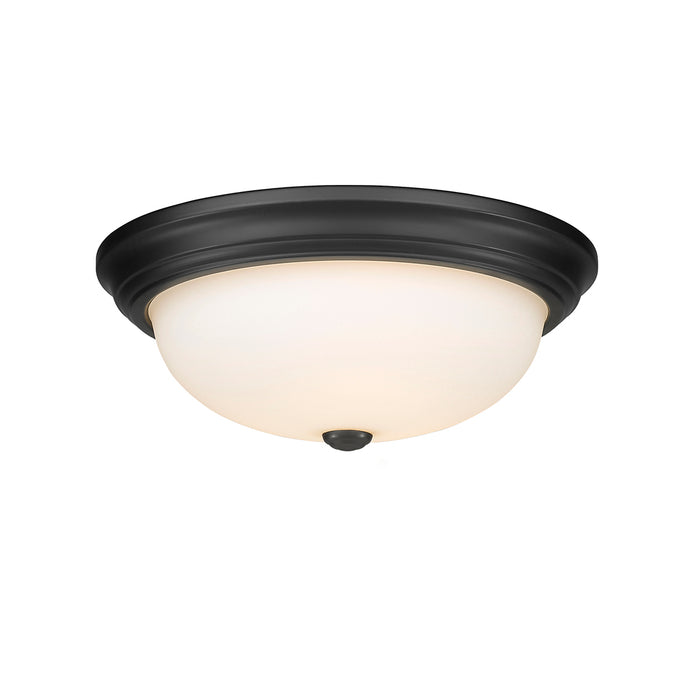 5.75'' Kipson Matte Black 3 Light Flush Mount