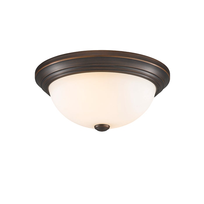 5.75'' Kipson Rubbed Bronze 2 Light Flush Mount