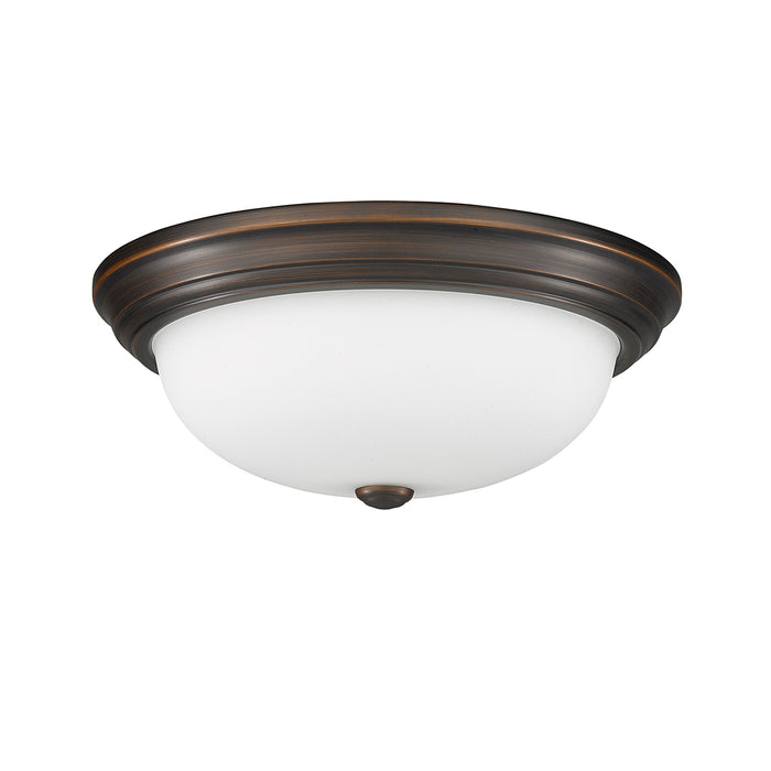 5.75'' Kipson Rubbed Bronze 3 Light Flush Mount
