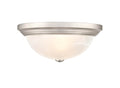 5.75'' Whitton Satin Nickel 2 Light Flush Mount