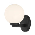 6'' Ardeva Matte Black 1 Light Wall Sconce