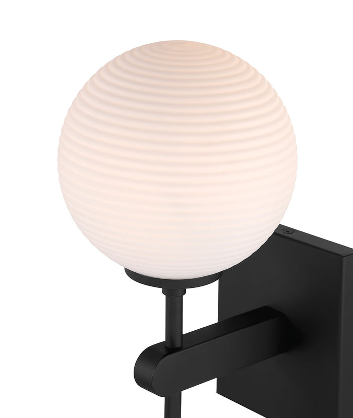 6'' Coretta Matte Black 1 Light Wall Sconce