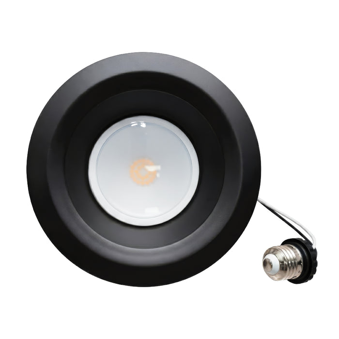 6-inch Black Outdoor Recessed Light