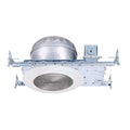 6-inch Galvanized Recessed Light Housing with Damp Rated Build and 120V Input