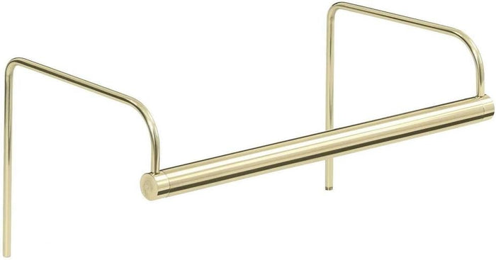 6-inch Slim-Line Satin Brass Plug-In Picture Light