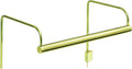 6-inch Slim-Line Weathered Brass Plug-In Picture Light