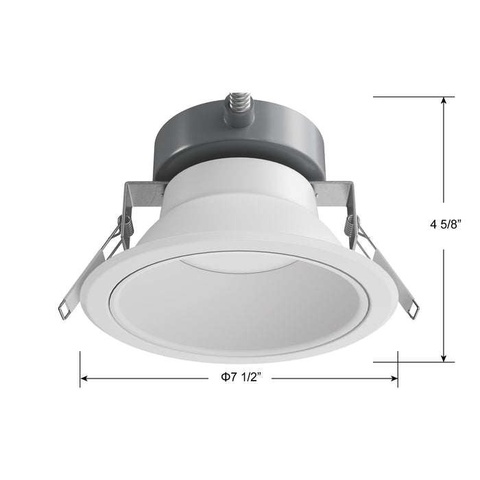6-inch White Commercial Wall Light with 3-CCT Selectable White
