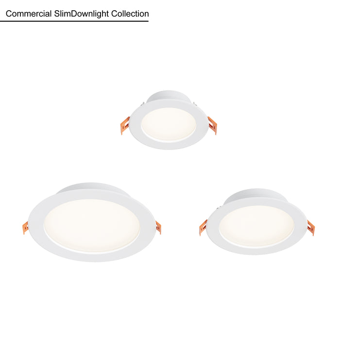 6-inch White Commercial Wall Light with 5-CCT Selectable White