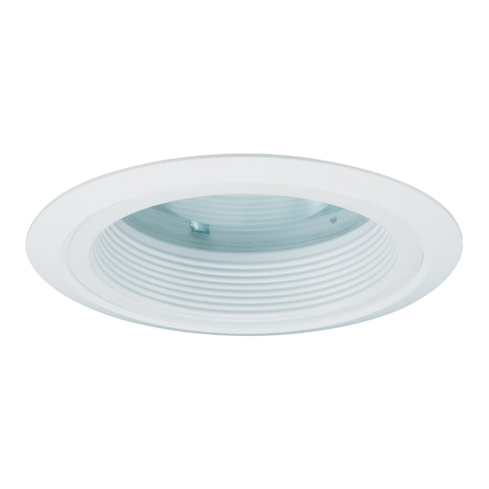 6-inch White Outdoor Recessed Light Housing with Wet Rated Build