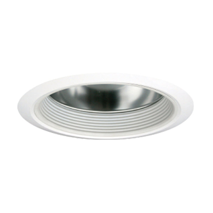 6-inch White Recessed Light Housing with Damp Rated Build