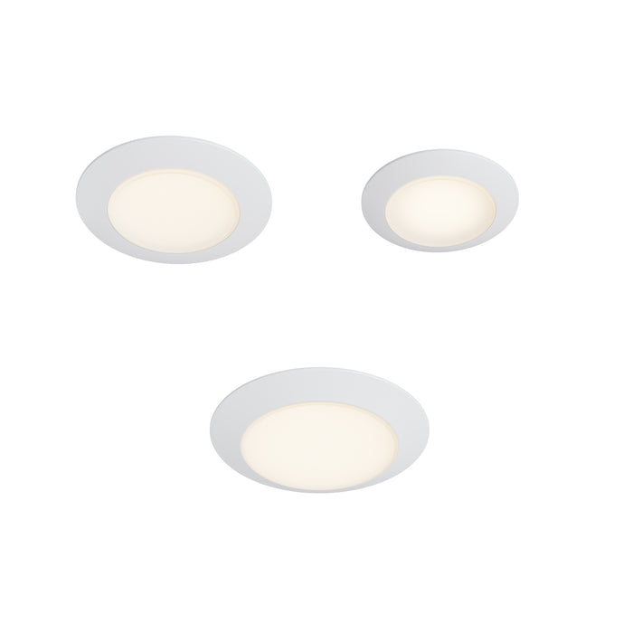 6-inch White Wall Light with 5-CCT Selectable White and 14W Output