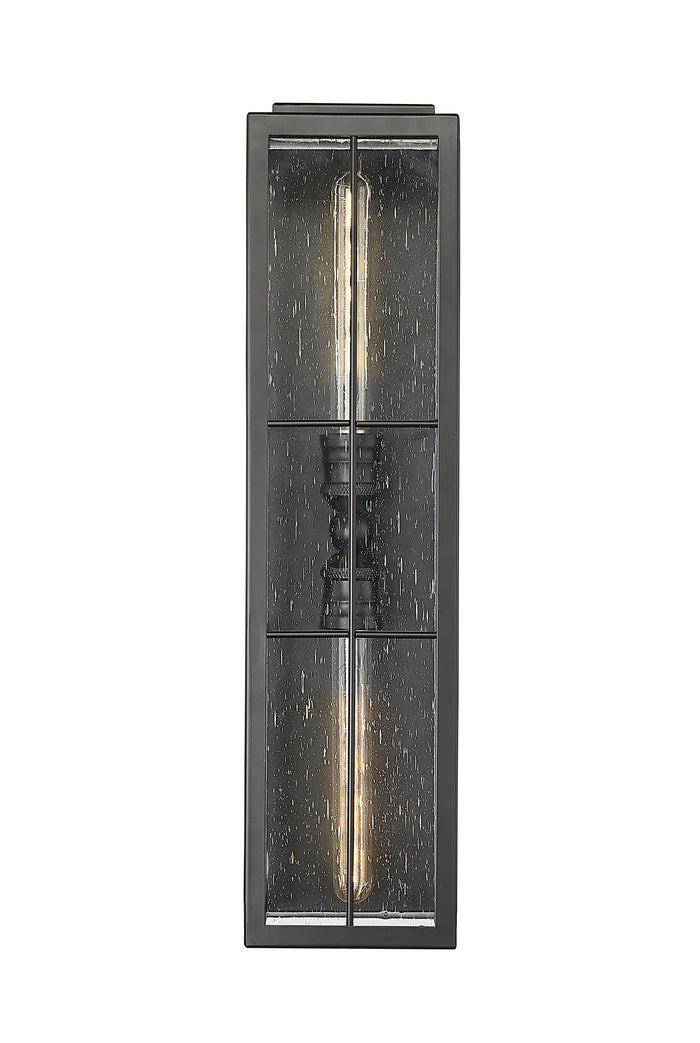 6'' Jaxson Powder Coated Black 2 Light Wall Sconce