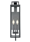 6'' Lamont Textured Black 2 Light Wall Sconce