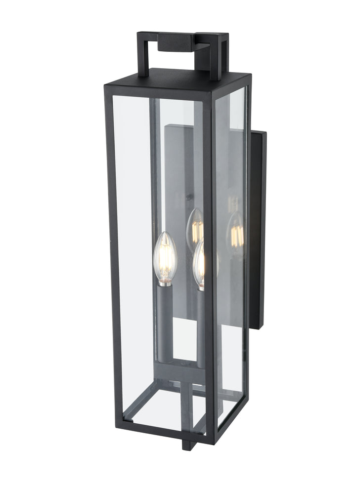 6'' Lamont Textured Black 2 Light Wall Sconce