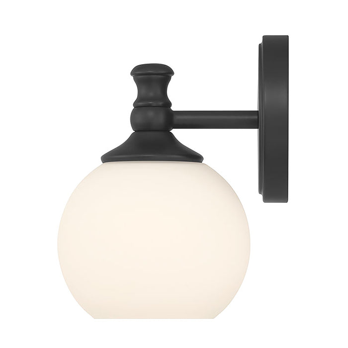 6'' Orlisse Matte Black 1 Light Wall Sconce