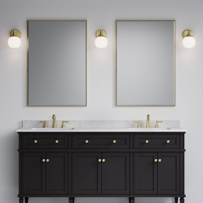 6'' Orlisse Vintage Brass 1 Light Wall Sconce