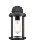 6'' Pennfield Textured Black 1 Light Wall Sconce