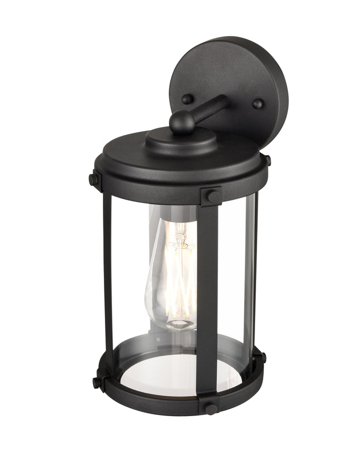 6'' Pennfield Textured Black 1 Light Wall Sconce