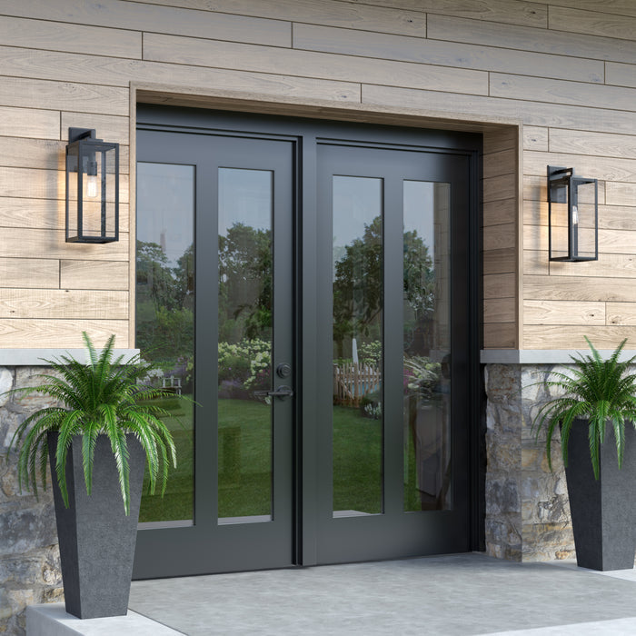 6''  Powder Coated Black 1 Light Wall Sconce