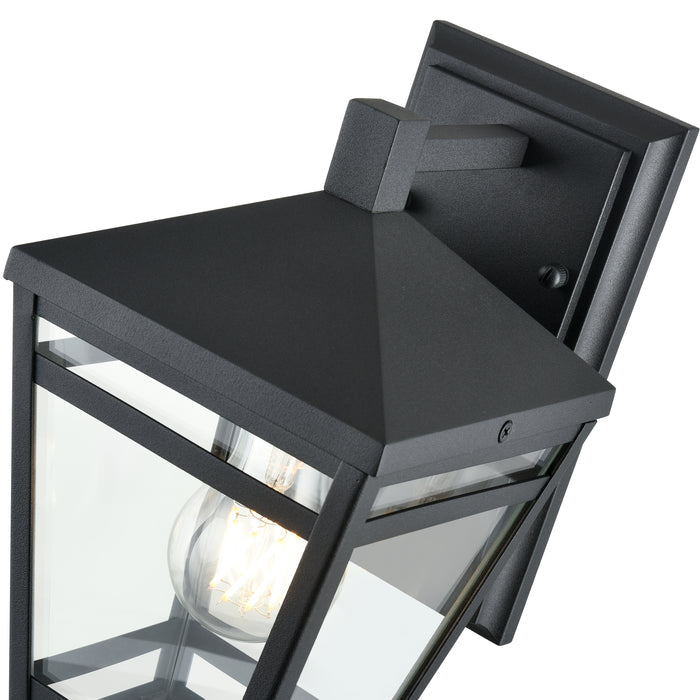 6'' Seager Textured Black 1 Light Wall Sconce