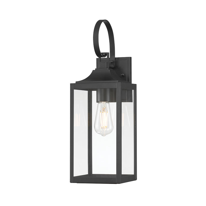 6.25'' Halston Powder Coated Black 1 Light Lantern