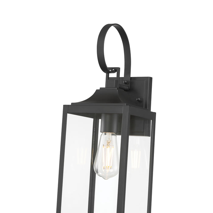 6.25'' Halston Powder Coated Black 1 Light Lantern