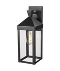6.25'' Yates Powder Coated Black 1 Light Wall Sconce