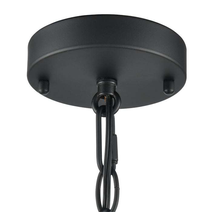 6.5'' Arelyn Matte Black 2 Light Pendant