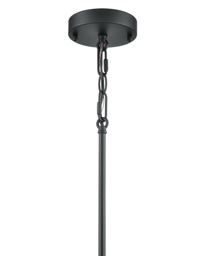 6.5'' Arelyn Matte Black 2 Light Pendant