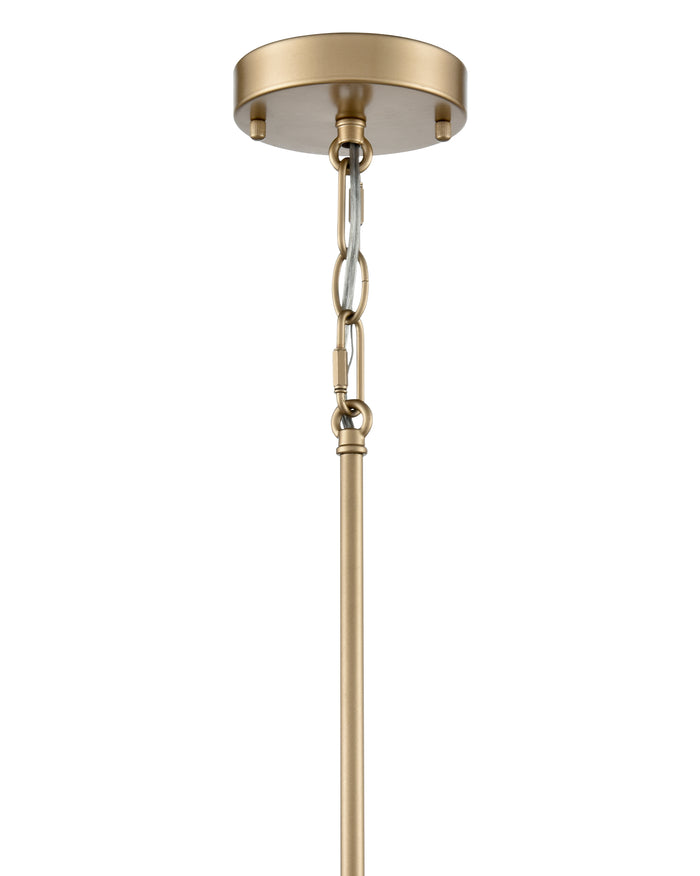 6.5'' Arelyn Painted Modern Gold 2 Light Pendant