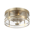 6.5'' Lunden Modern Gold 3 Light Flush Mount