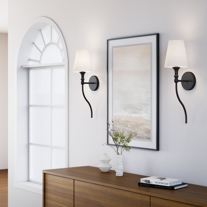 6.5'' Mairbourne Matte Black 1 Light Wall Sconce