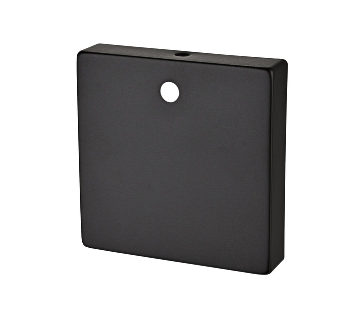 6.75-inch Strayhan Matte Black 1-Light Clear Glass Wall Sconce