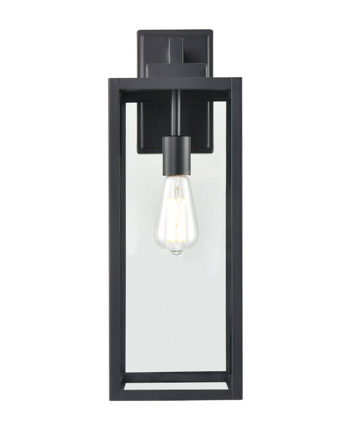 7'' Atless Powder Coated Black 1 Light Lantern