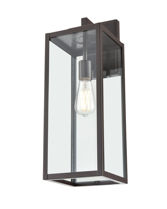 7'' Atless Powder Coated Bronze 1 Light Lantern