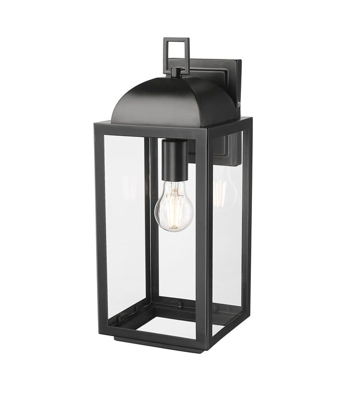 7'' Beaufort Powder Coated Black 1 Light Wall Sconce