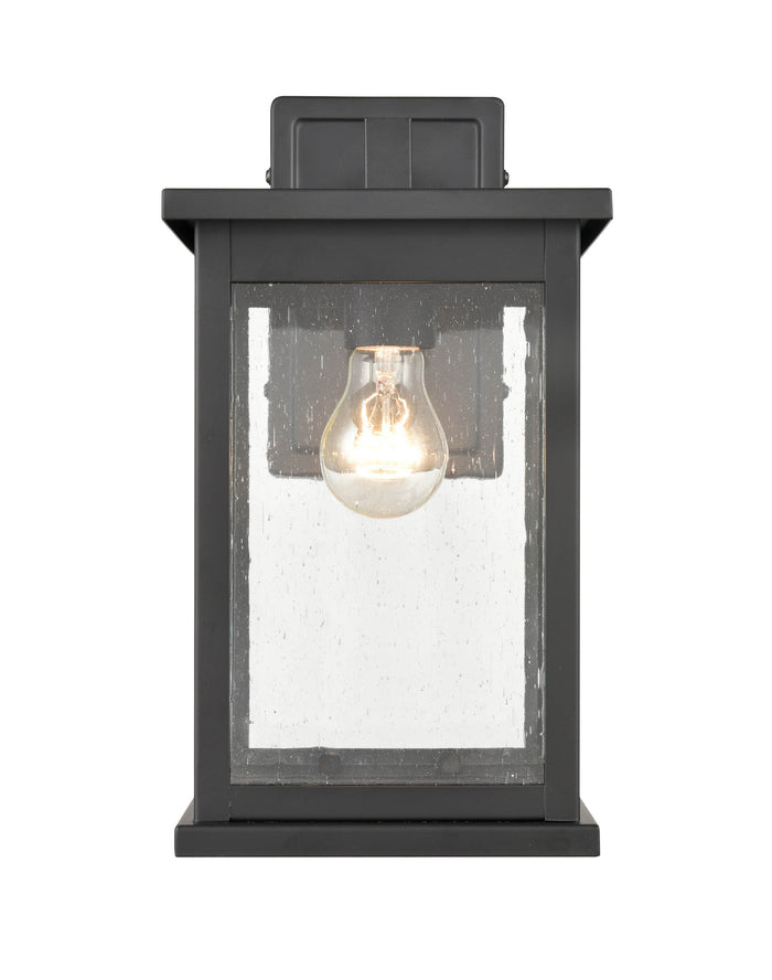 7'' Bowton Powder Coated Black 1 Light Wall Sconce