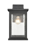 7'' Bowton Powder Coated Black 1 Light Wall Sconce