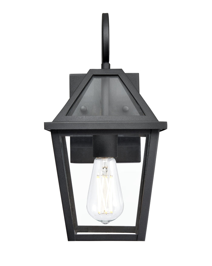 7'' Eston Textured Black 1 Light Wall Sconce