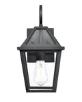 7'' Eston Textured Black 1 Light Wall Sconce