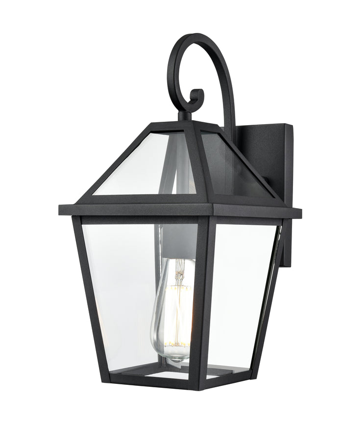 7'' Eston Textured Black 1 Light Wall Sconce