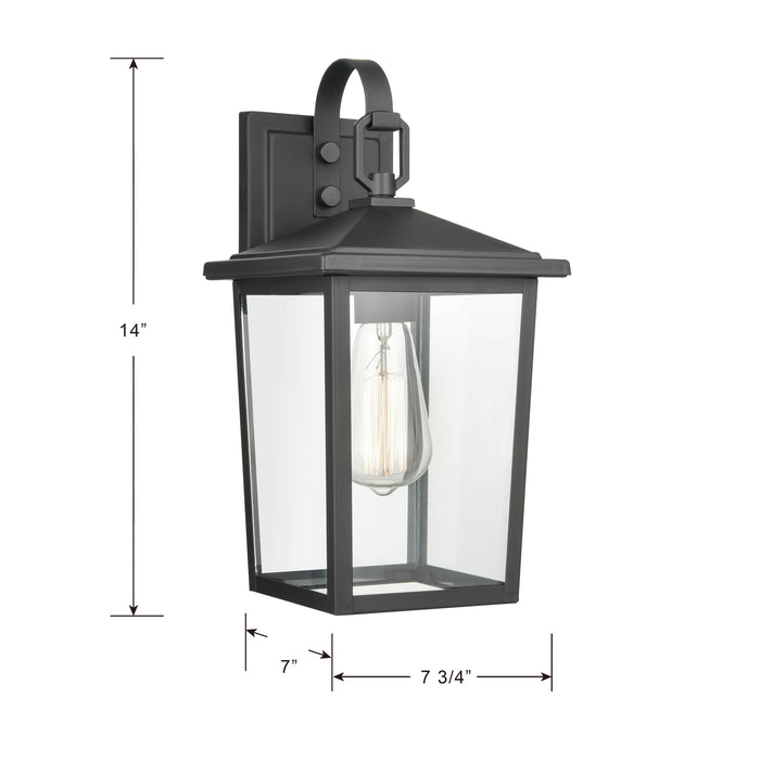 7'' Fetterton Powder Coated Black 1 Light Wall Sconce